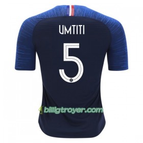 Billige Fotballdrakter Frankrike Umtiti 5 VM 2018 Hjemmedraktsett